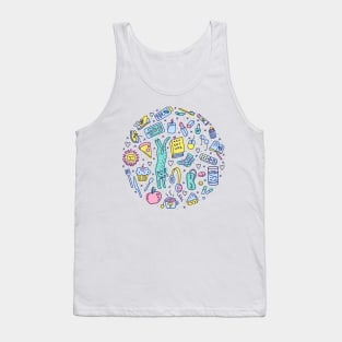 Get cozy! (Pastel purple) Tank Top